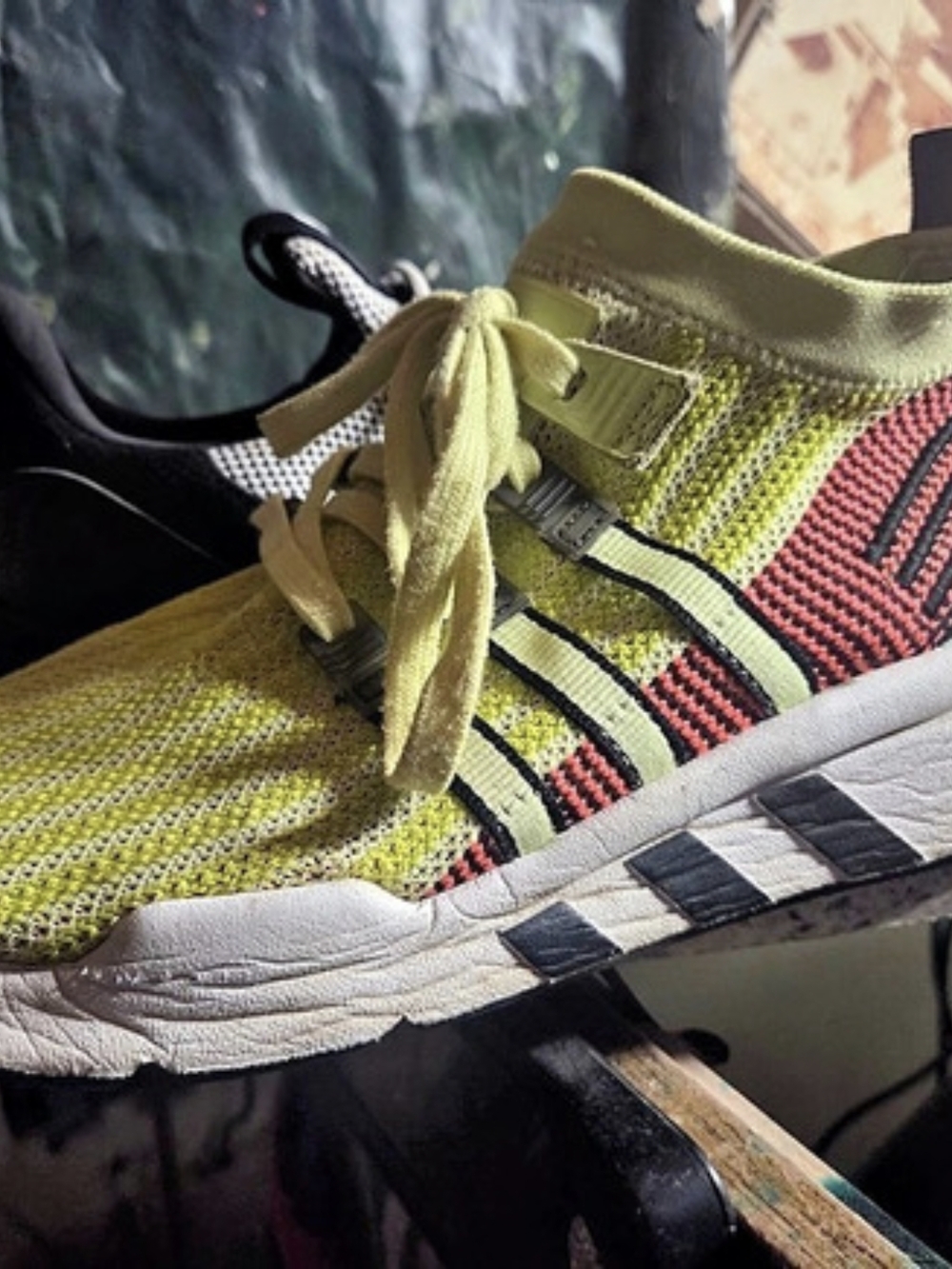 adidas EQT Cushion ADV Turbo Sneakers Green & Red